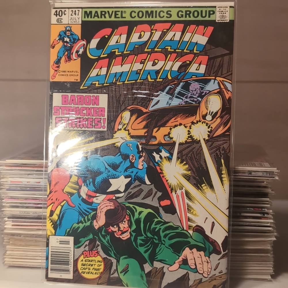 Captain America volume 1 issue 247 Newsstand Edition